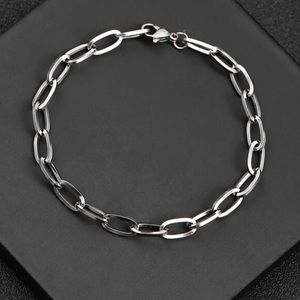 2/$10New Mens / Women’s Silver Stainless Steel Chain Bracelet Expensive Looking